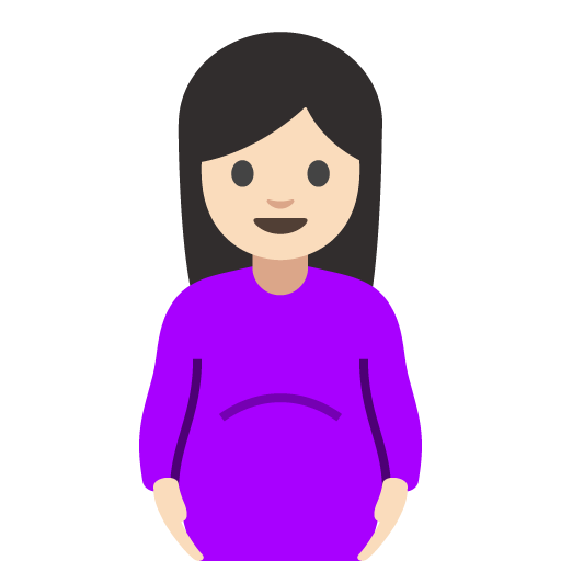 Pregnant Woman: Light Skin Tone, the previous design