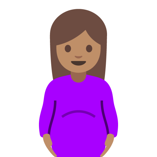 Pregnant Woman: Medium Skin Tone, the previous design