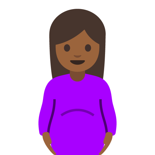 Pregnant Woman: Medium-Dark Skin Tone, the previous design