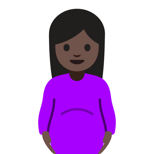 Pregnant Woman: Dark Skin Tone, the previous design