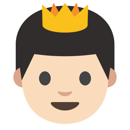 Prince: Light Skin Tone, the previous design