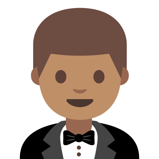 Person in Tuxedo: Medium Skin Tone, the previous design