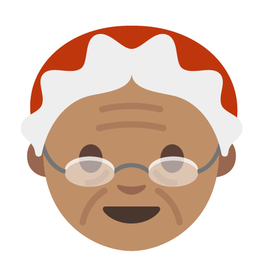 Mrs. Claus: Medium Skin Tone, the previous design