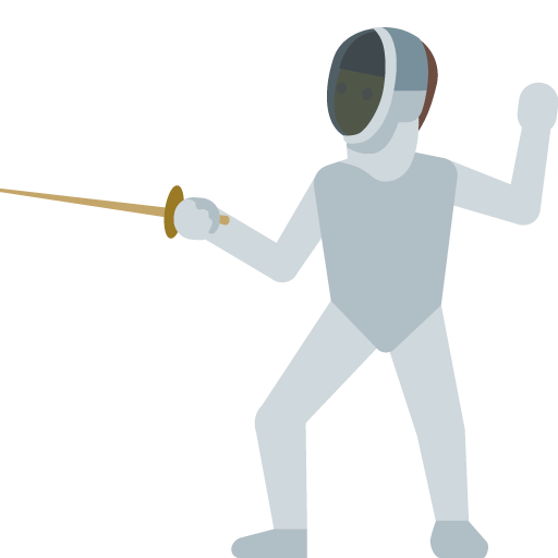 Person Fencing, the previous design