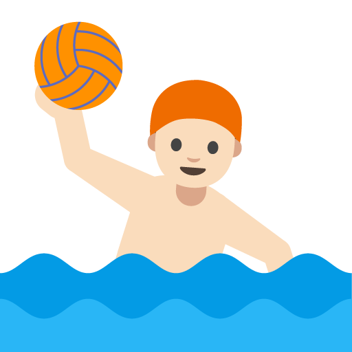 Person Playing Water Polo: Light Skin Tone, the previous design