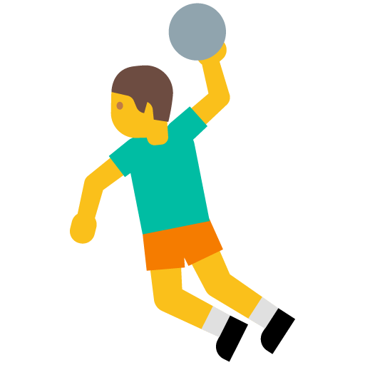 Person Playing Handball, the previous design
