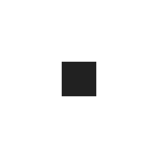 Black Small Square as drawn by Google in Android 7.1