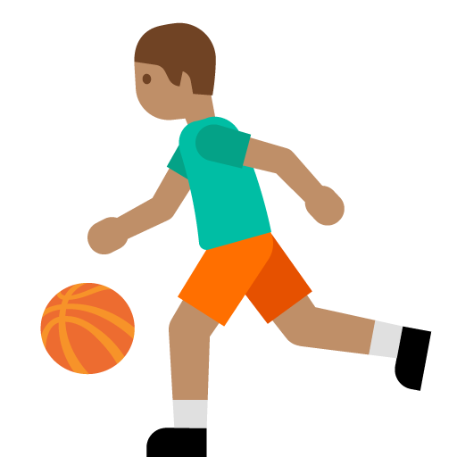Person Bouncing Ball: Medium Skin Tone, the previous design