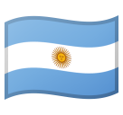 Flag: Argentina as drawn by Google in Android 8.0