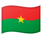 Flag: Burkina Faso, the design in this release