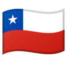 Flag: Chile as drawn by Google in Android 8.0