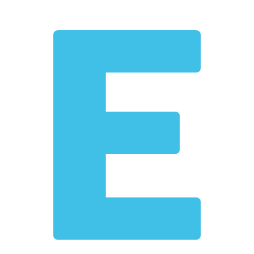 Regional Indicator Symbol Letter E, the design in this release