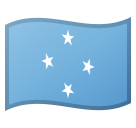 Flag: Micronesia as drawn by Google in Android 8.0