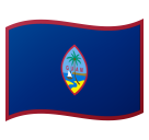 Flag: Guam as drawn by Google in Android 8.0