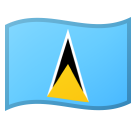 Flag: St. Lucia, the design in this release