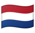 Flag: Netherlands as drawn by Google in Android 8.0