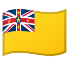 Flag: Niue as drawn by Google in Android 8.0