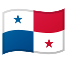 Flag: Panama as drawn by Google in Android 8.0
