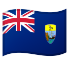 Flag: St. Helena as drawn by Google in Android 8.0