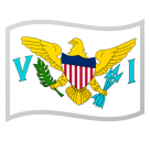 Flag: U.S. Virgin Islands as drawn by Google in Android 8.0