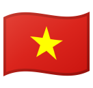 Flag: Vietnam as drawn by Google in Android 8.0