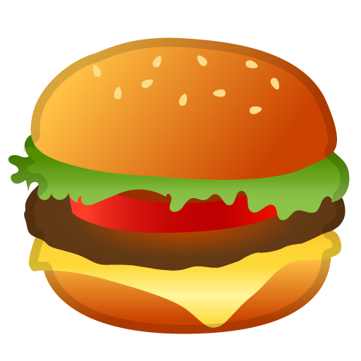 Hamburger as drawn by Google in Android 8.0