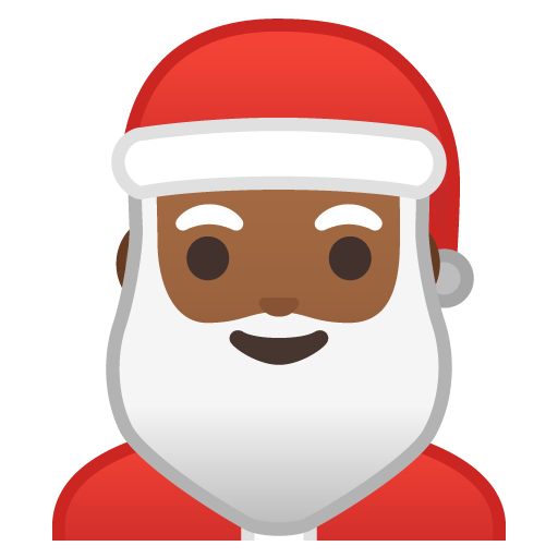 Santa Claus: Medium-Dark Skin Tone, the design in this release