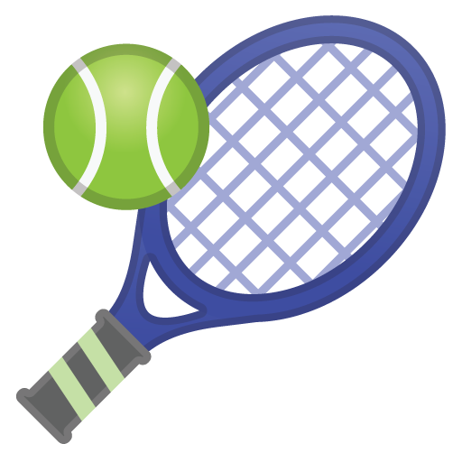 Tennis as drawn by Google in Android 8.0
