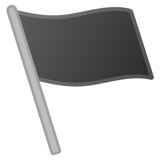 Black Flag as drawn by Google in Android 8.0
