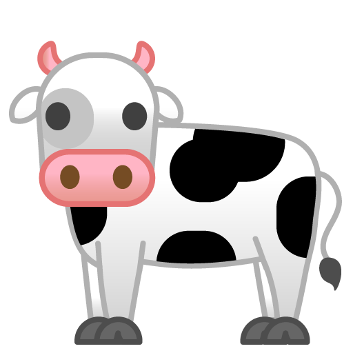 Mucca as drawn by Google in Android 8.0
