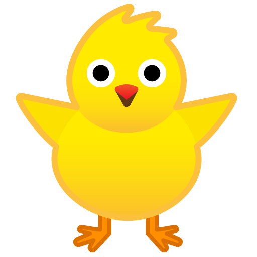 Front-Facing Baby Chick, the design in this release
