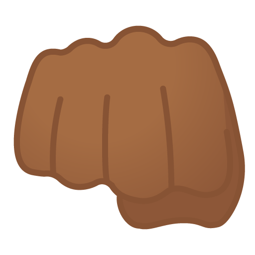 Oncoming Fist: Medium-Dark Skin Tone, the design in this release