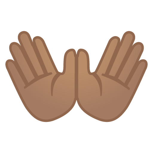 Open Hands: Medium Skin Tone, the design in this release