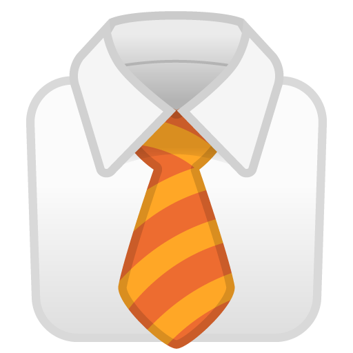 Necktie as drawn by Google in Android 8.0