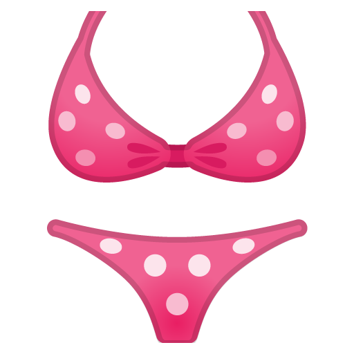 Bikini as drawn by Google in Android 8.0