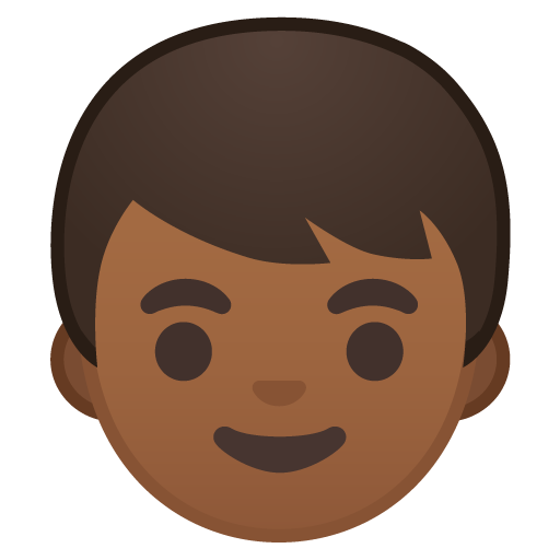 Boy: Medium-Dark Skin Tone, the design in this release