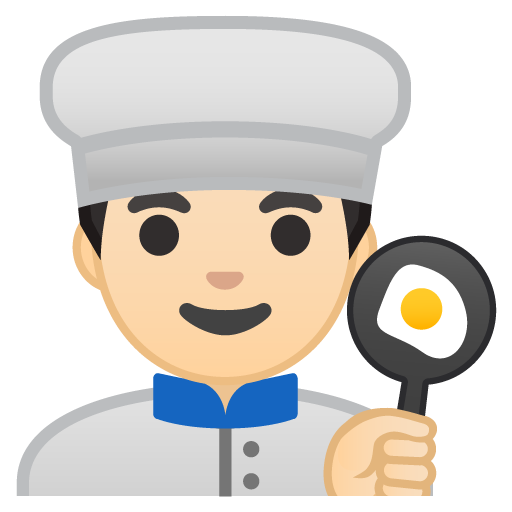 Man Cook: Light Skin Tone, the design in this release