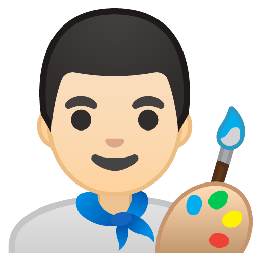 Man Artist: Light Skin Tone, the design in this release