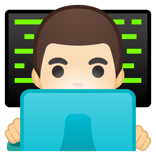 Man Technologist: Light Skin Tone, the design in this release