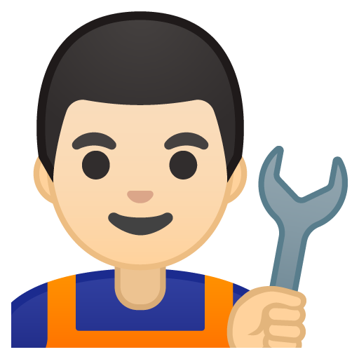 Man Mechanic: Light Skin Tone, the design in this release