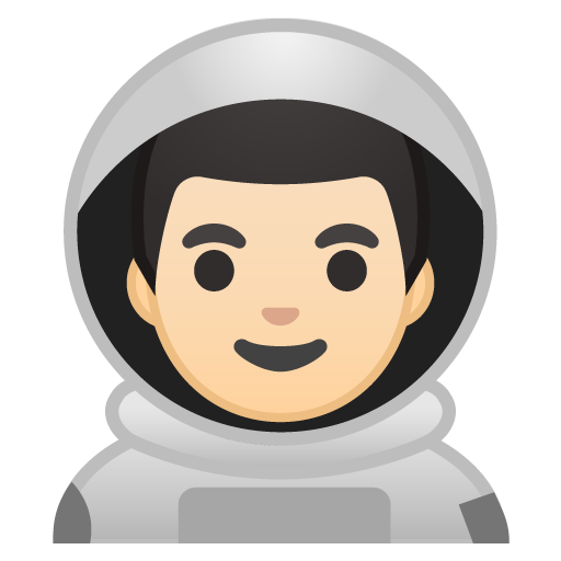 Man Astronaut: Light Skin Tone, the design in this release