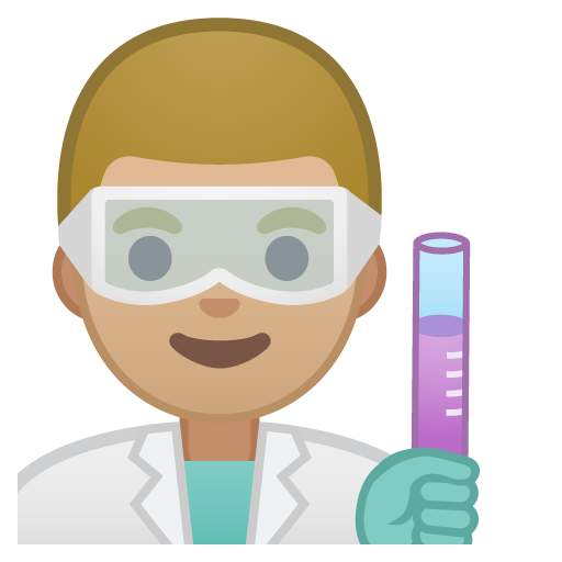 Man Scientist: Medium-Light Skin Tone, the design in this release
