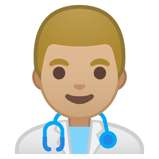 Man Health Worker: Medium-Light Skin Tone, the design in this release