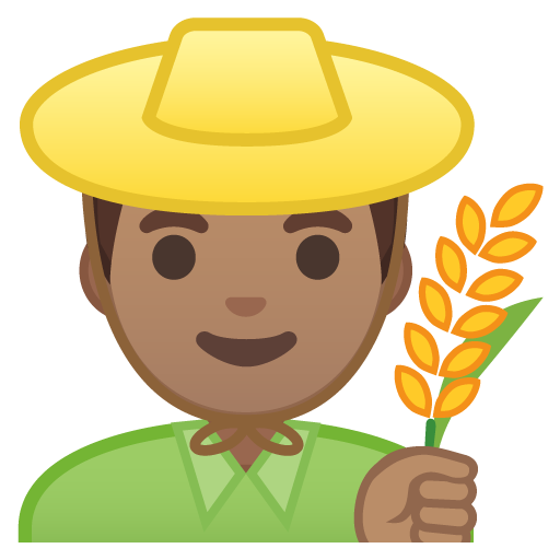 Man Farmer: Medium Skin Tone, the design in this release