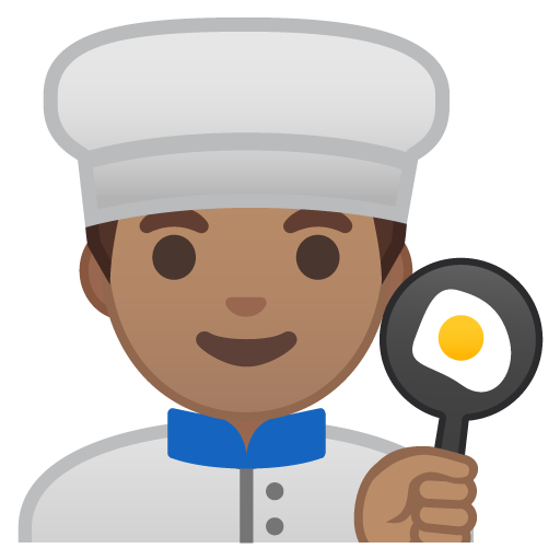 Man Cook: Medium Skin Tone, the design in this release