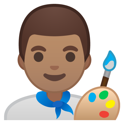 Man Artist: Medium Skin Tone, the design in this release