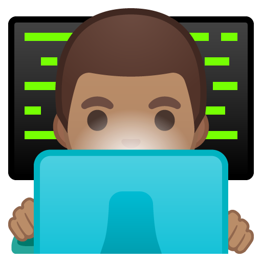 Man Technologist: Medium Skin Tone, the design in this release