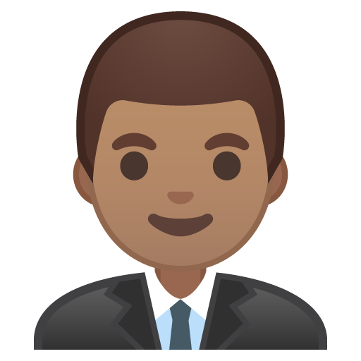 Man Office Worker: Medium Skin Tone, the design in this release