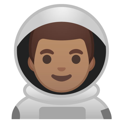 Man Astronaut: Medium Skin Tone, the design in this release