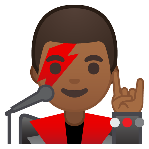 Man Singer: Medium-Dark Skin Tone, the design in this release